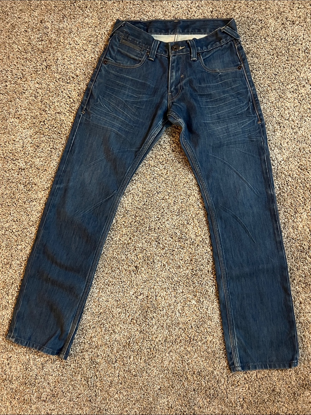 Levi's 514 Men's Straight Leg Dark Blue Denim Y2K Jeans